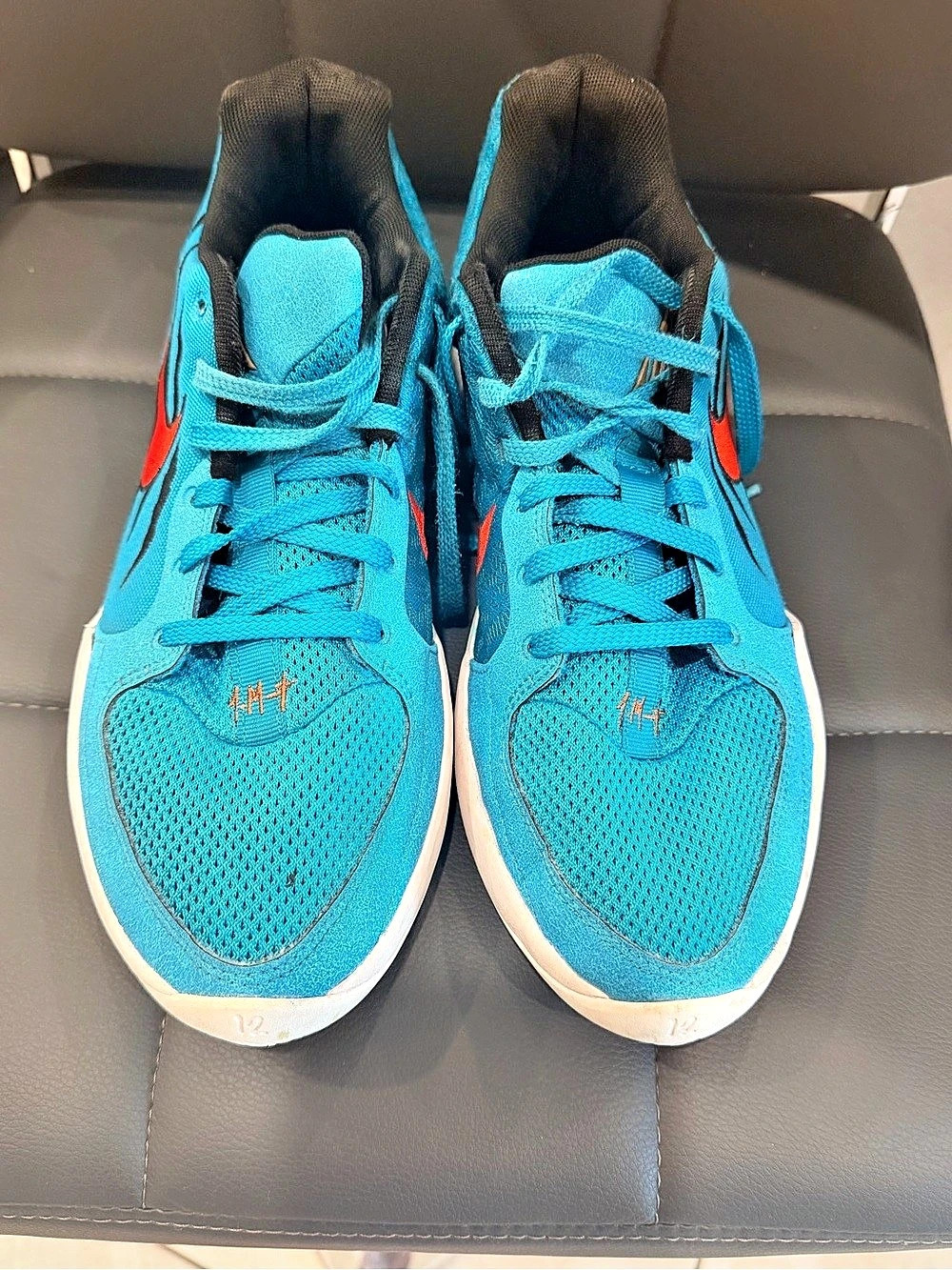 Nike Huarache 4 Athletic Shoes Blue & Red US 9.5